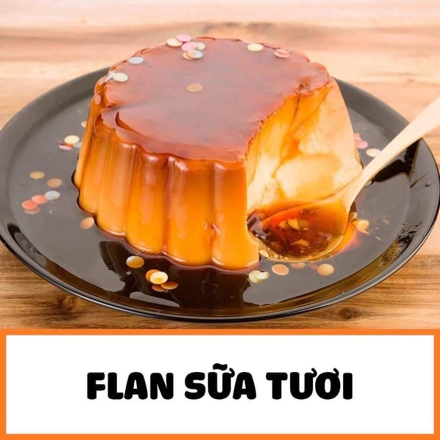 flan sữa tươi