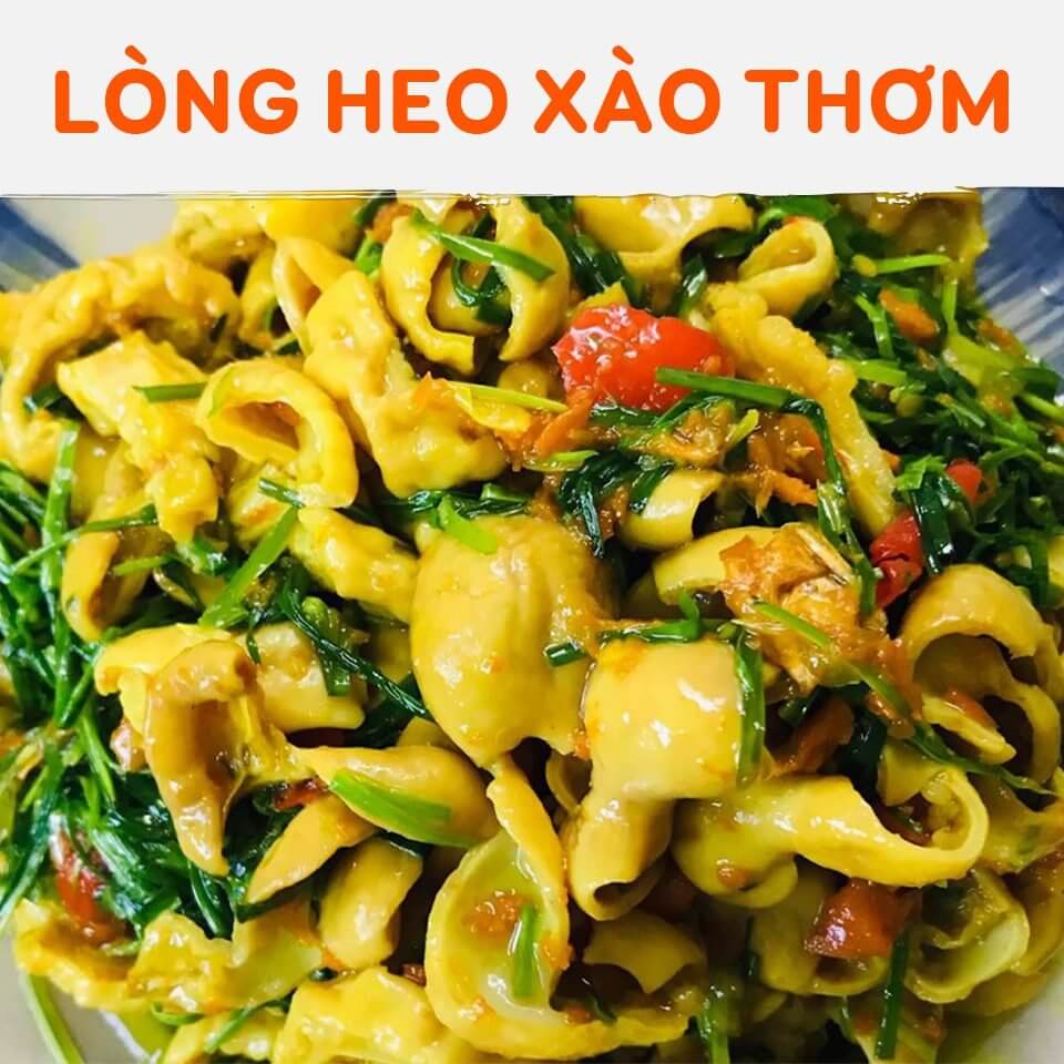 lòng heo xào thơm