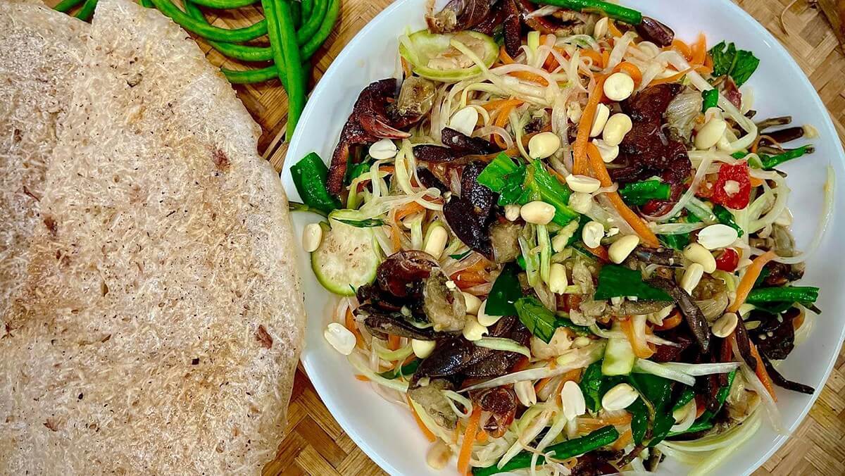 Gỏi ba khía Gỏi ba khía