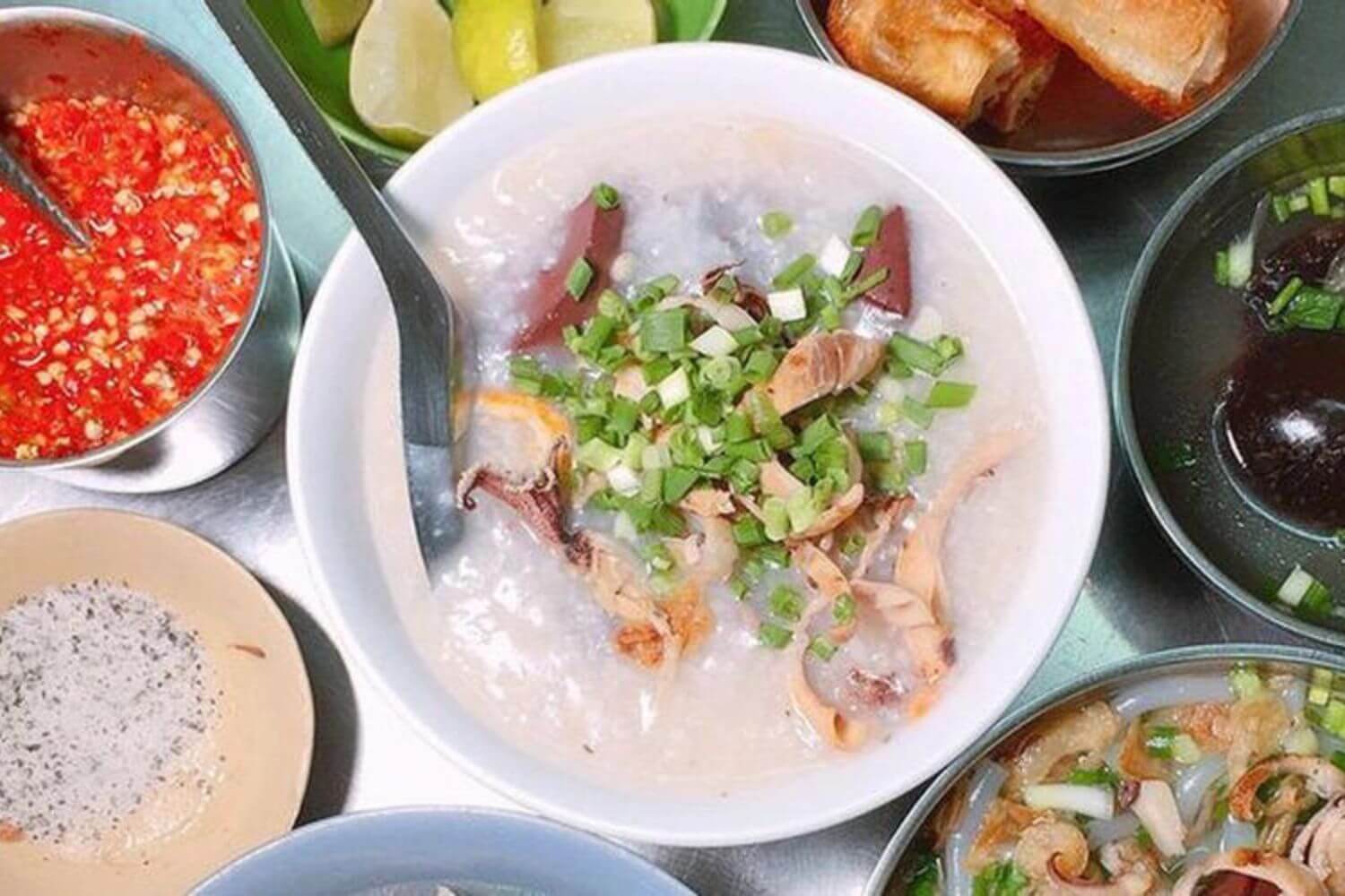 Cháo mực Cháo mực
