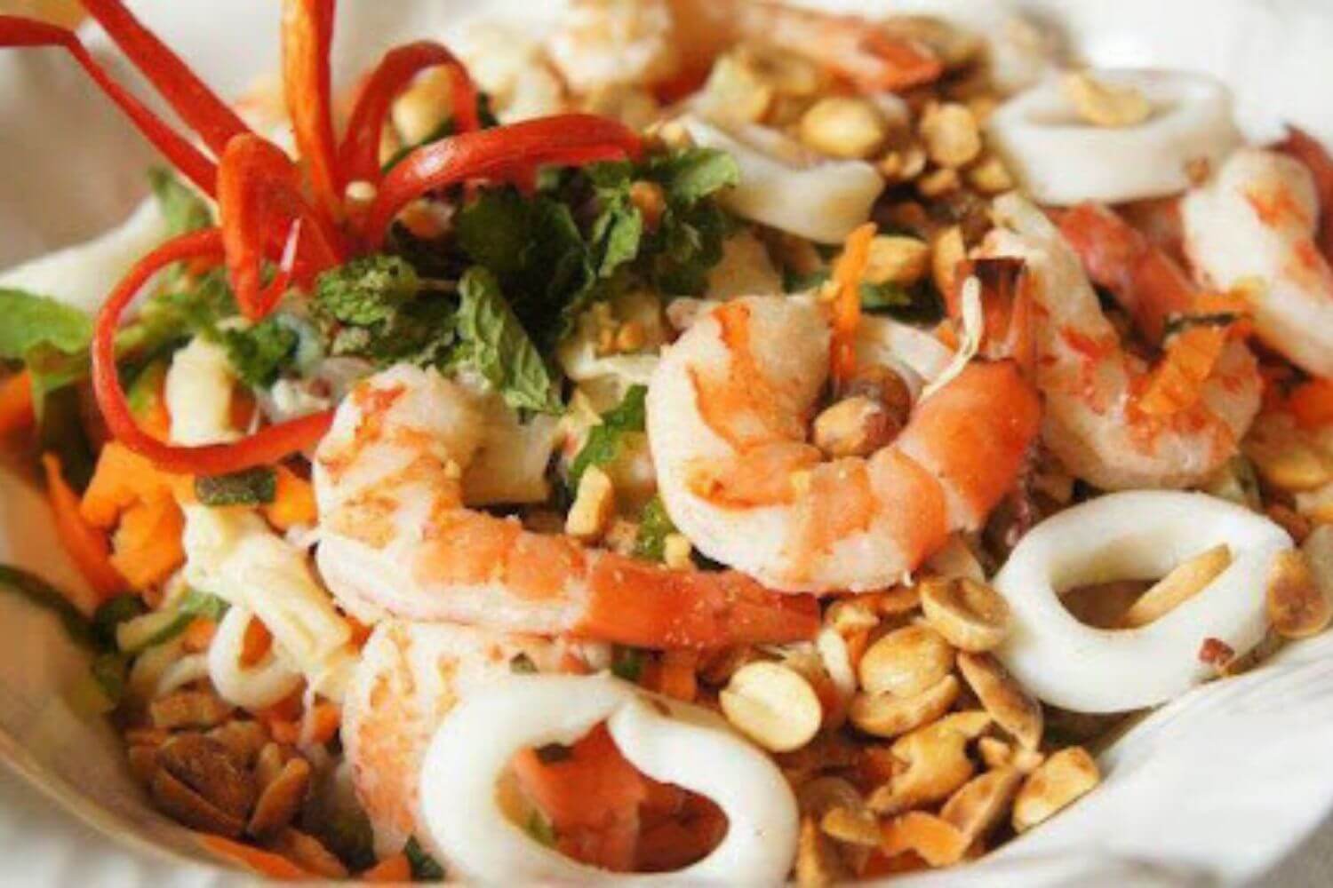 Gỏi mực Gỏi mực