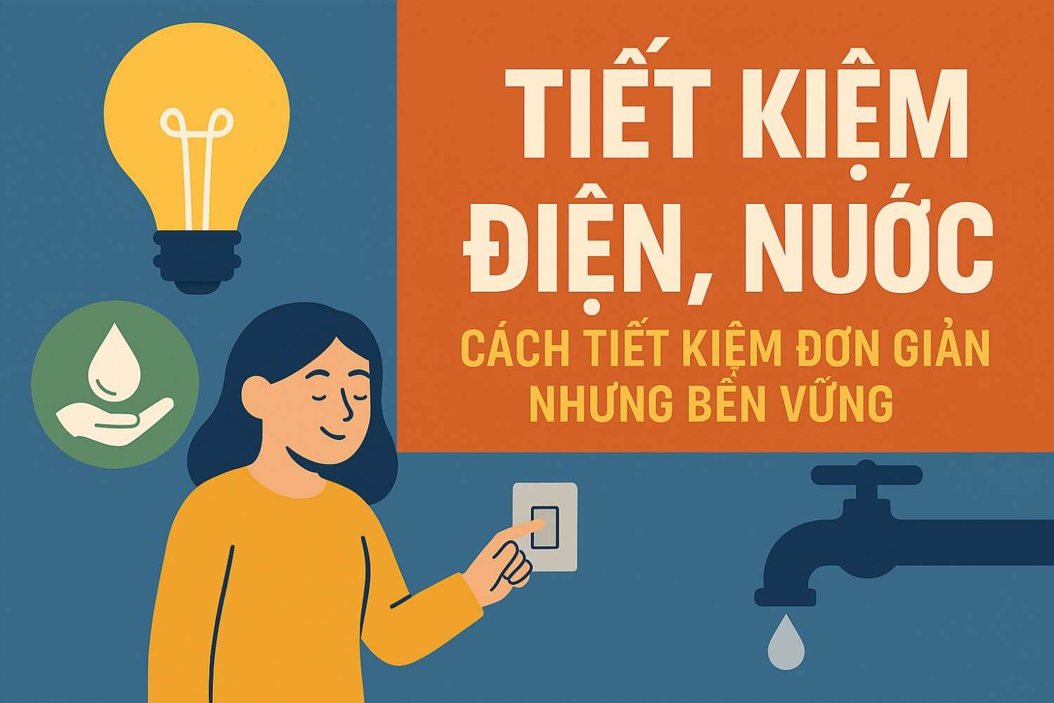 Tiết kiệm điện nước Tiết kiệm điện nước