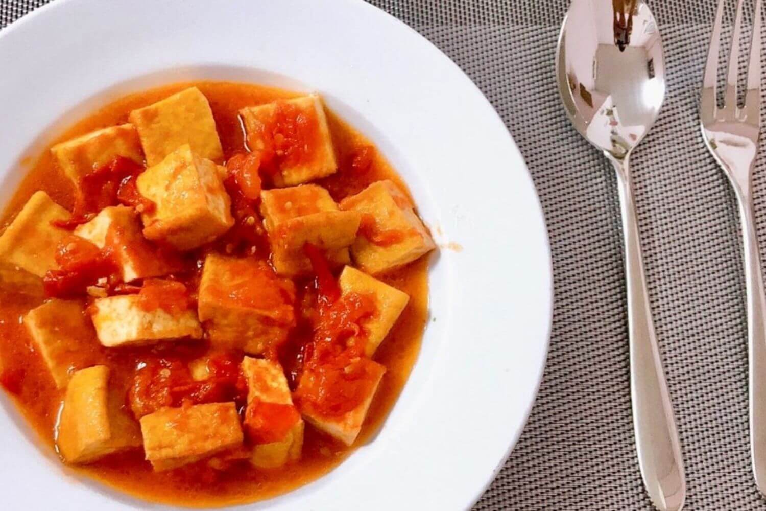 Đậu phụ sốt cà chua