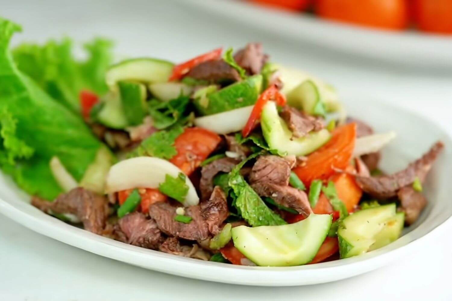 Salad bò rau củ