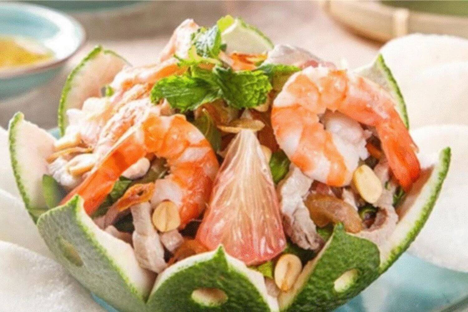 Salad tôm bưởi