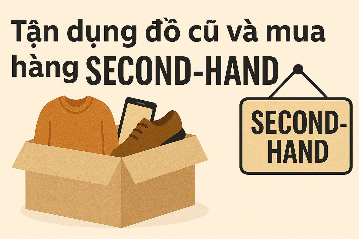 Tận dụng đồ cũ