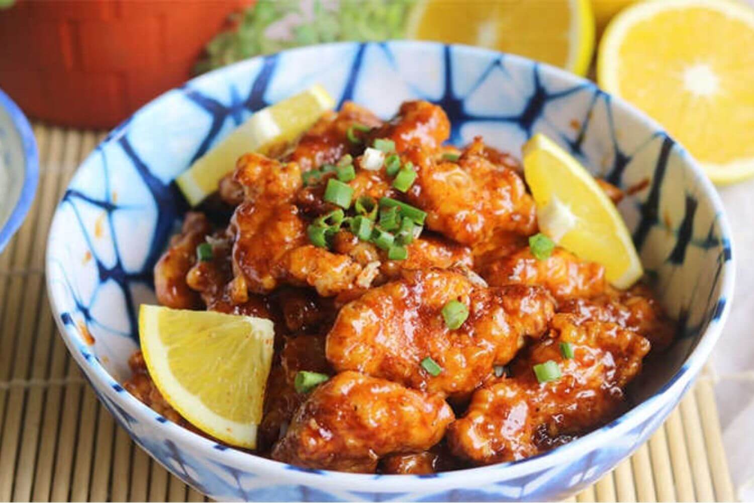 Ức gà áp chảo sốt cam Ức gà áp chảo sốt cam